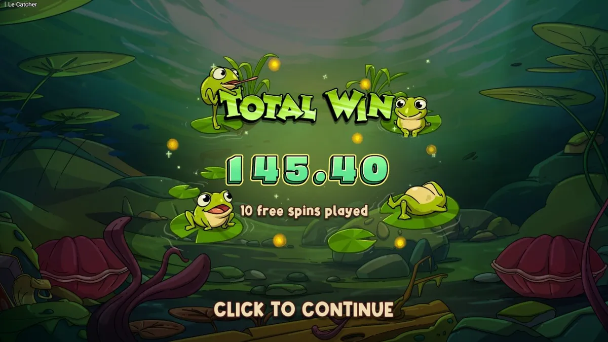 Tampilan visual slot Le Catcher dengan rakun pemancing dan papan permainan kayu.